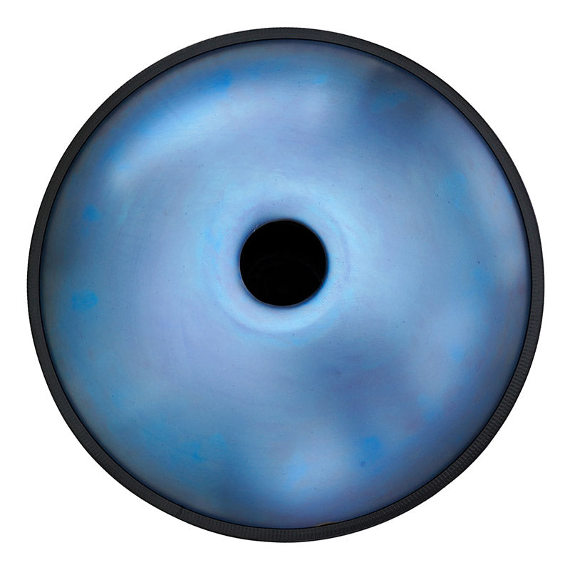 Handpan für Profis, Handpfannenwerkzeug, Handpan kaufen, Handpan spielen, 432hertz, handpan blau