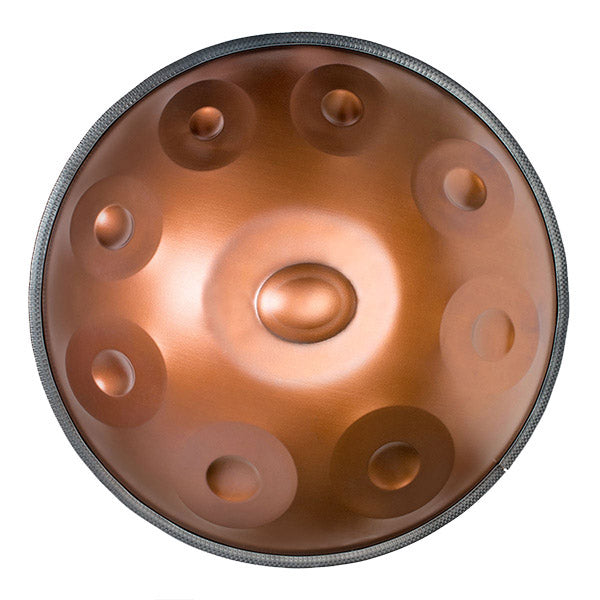 Bronzene Handpan, Hijaz-Skala B2, Frequenz 432 Hz, Frequenz 440 Hz, Hang Drum