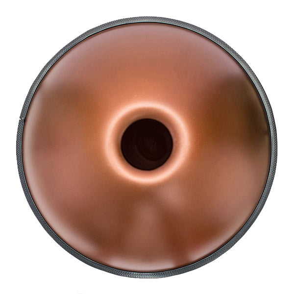 Handpan, Frequenz 432 Hz, Frequenz 440 Hz, Hang Drum, Hang, Kurd-Skala in D-Moll, C-Dur, Zenapan, Bronze-Farbe