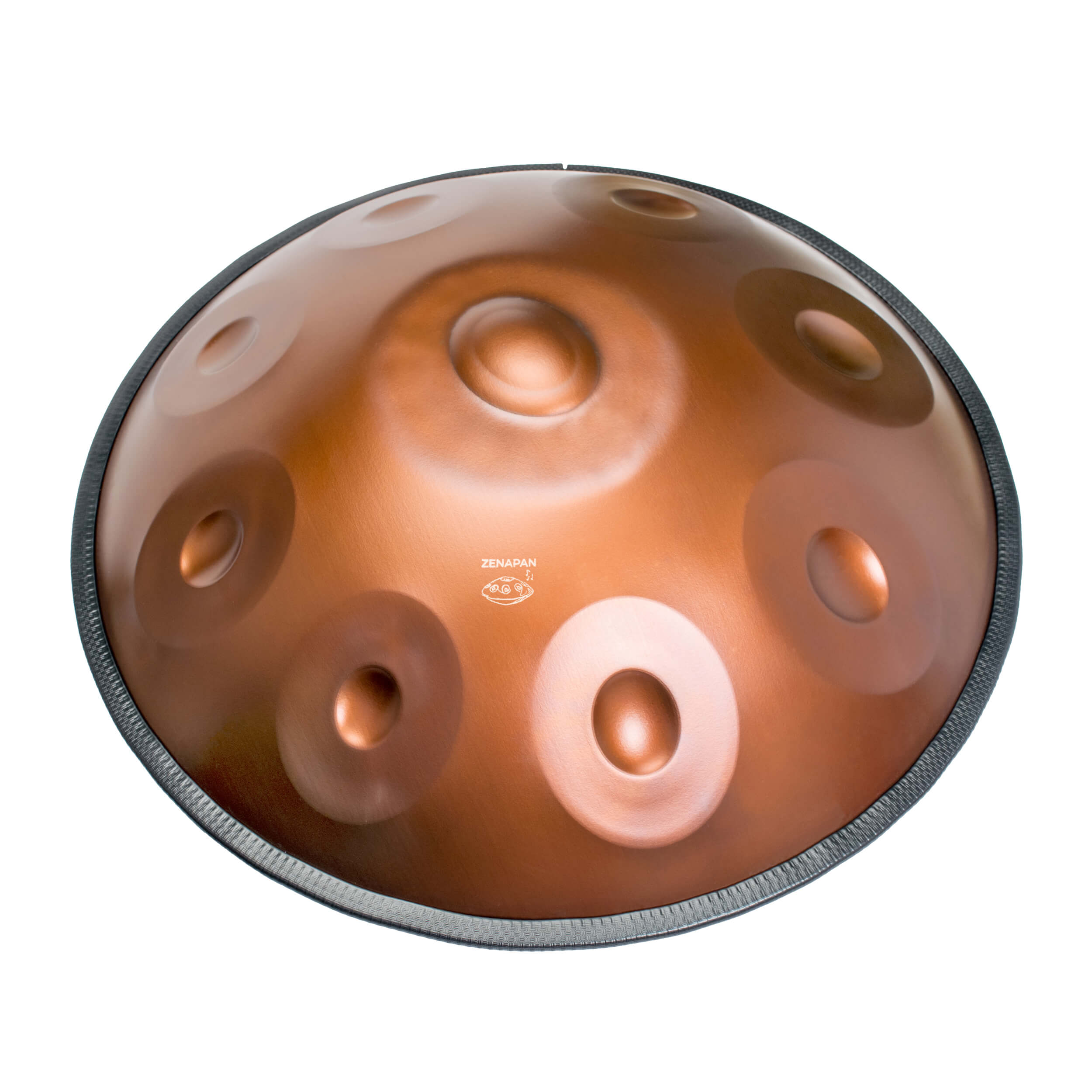 Handpan in D-Moll mit 9 Noten, Bronze, Frequenz 432 Hz, Frequenz 440 Hz, Hang Drum, Musikinstrument